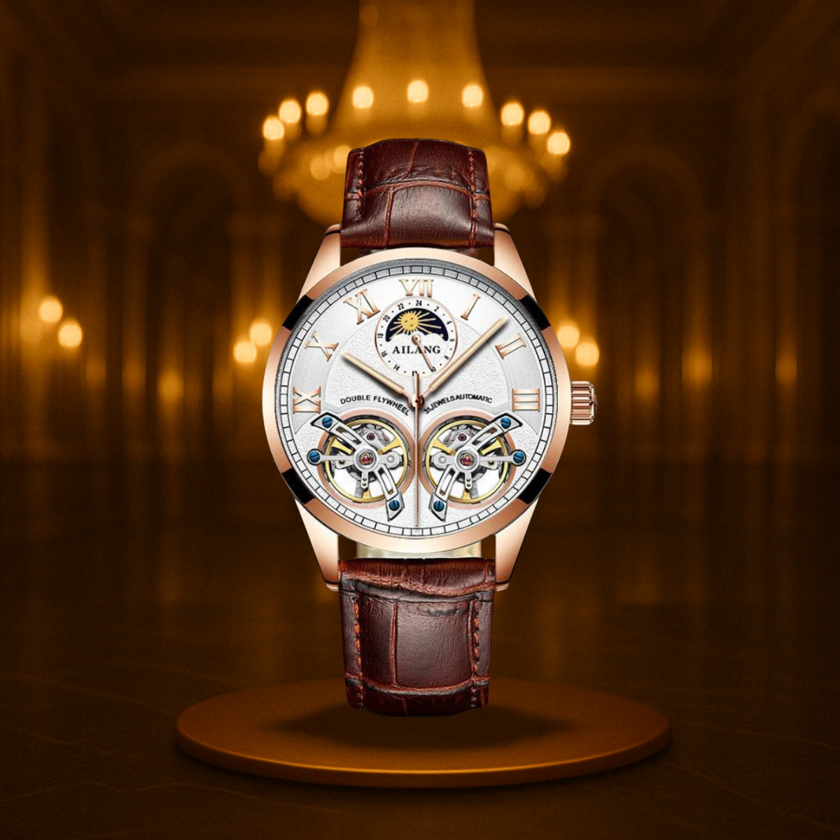 Formal Tourbillon Business Mechanical Watch