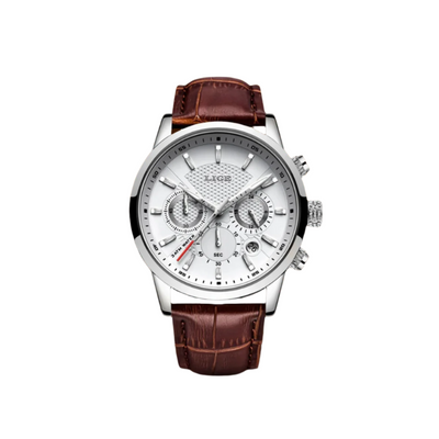 Timeless Military Leather Watch