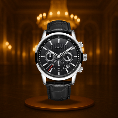 Timeless Military Leather Watch