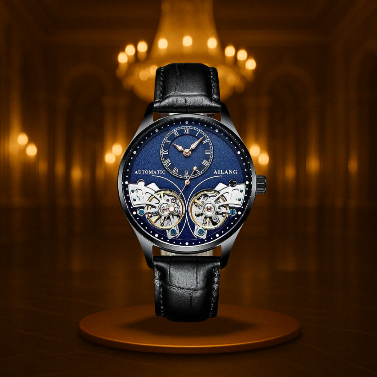 Double Tourbillon Luminous Mechanical Watch