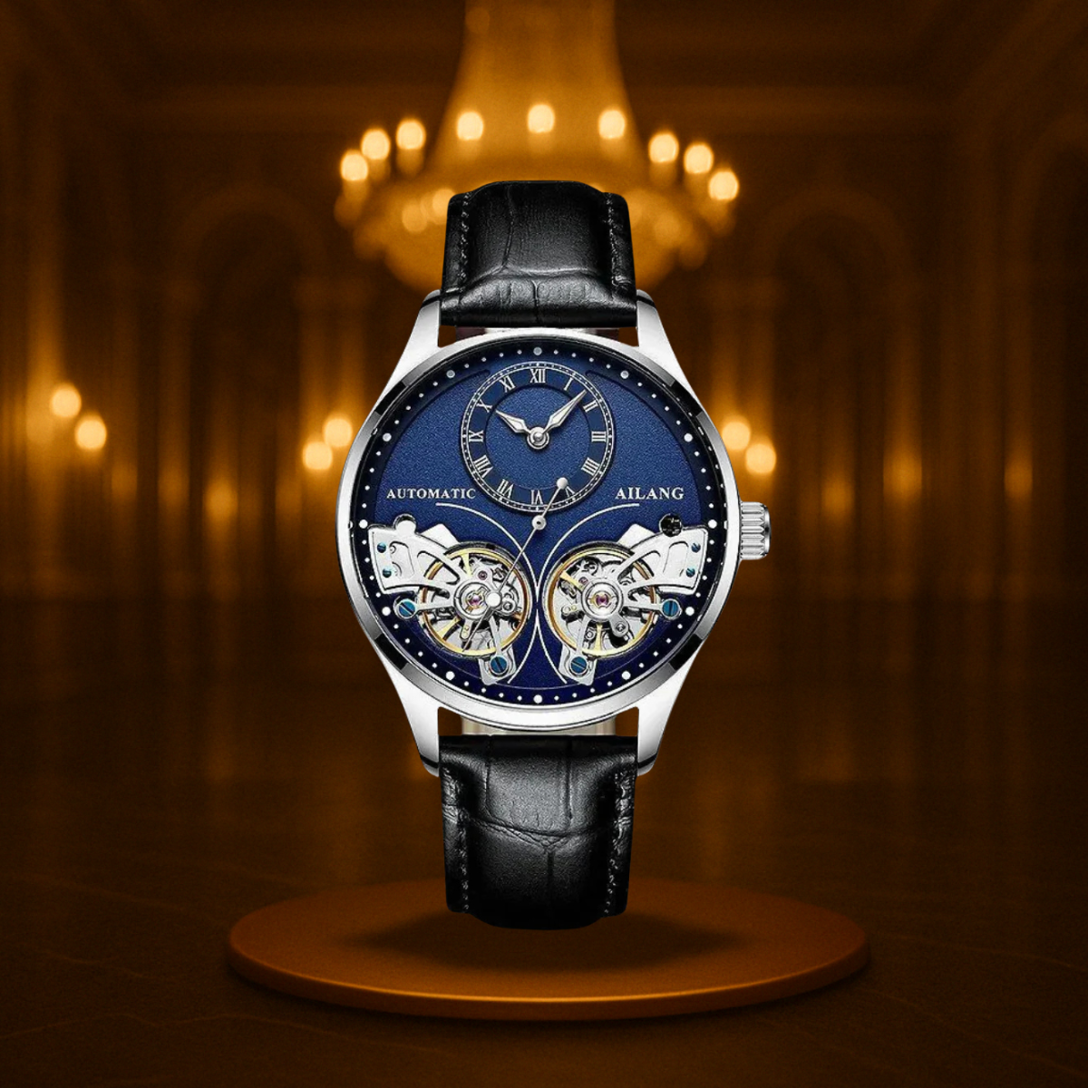Double Tourbillon Luminous Mechanical Watch