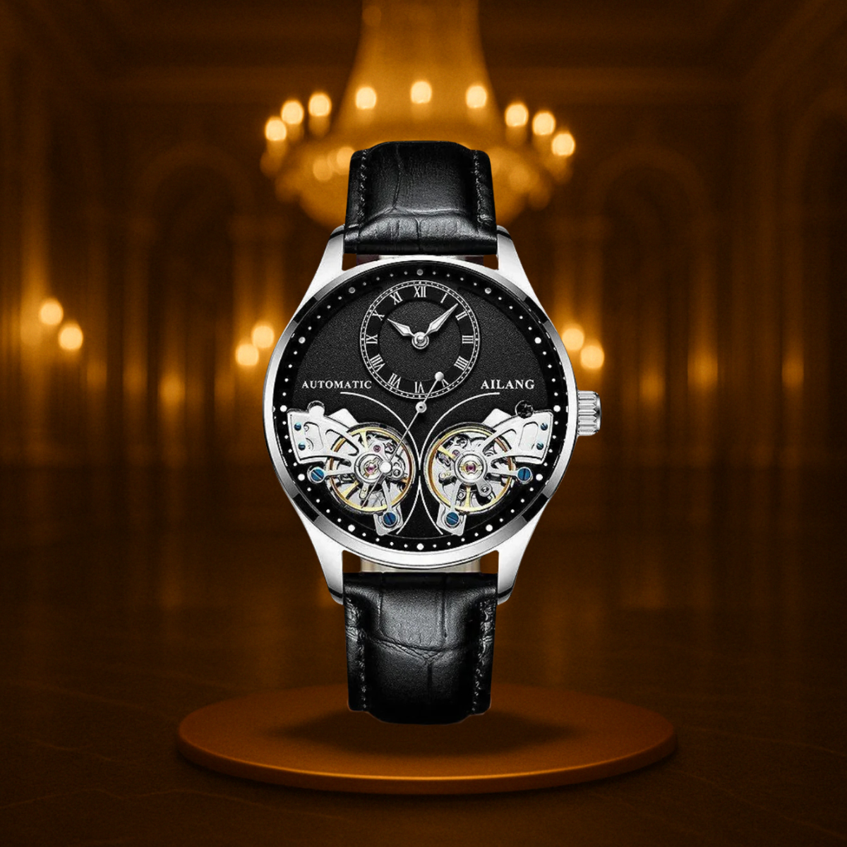 Double Tourbillon Luminous Mechanical Watch