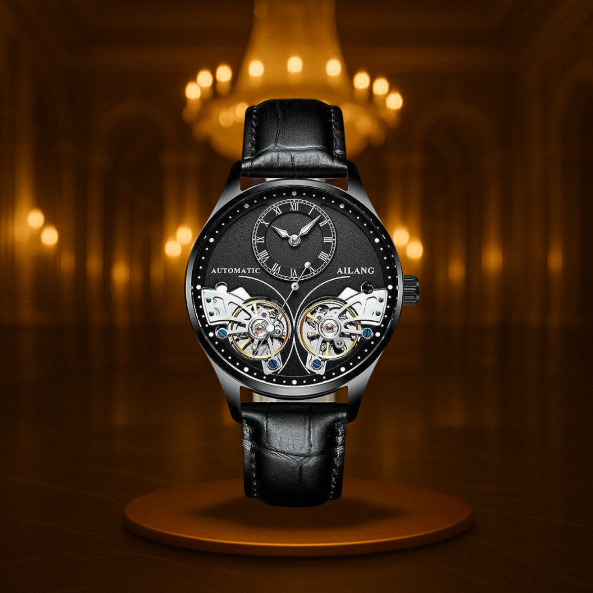 Double Tourbillon Luminous Mechanical Watch