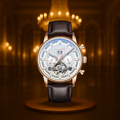 Vintage Tourbillon Watch for Men