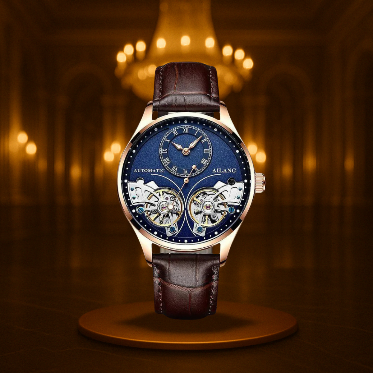 Double Tourbillon Luminous Mechanical Watch
