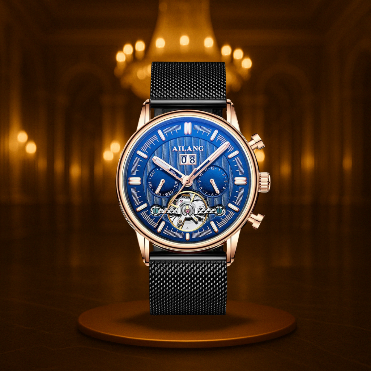 Vintage Tourbillon Watch for Men
