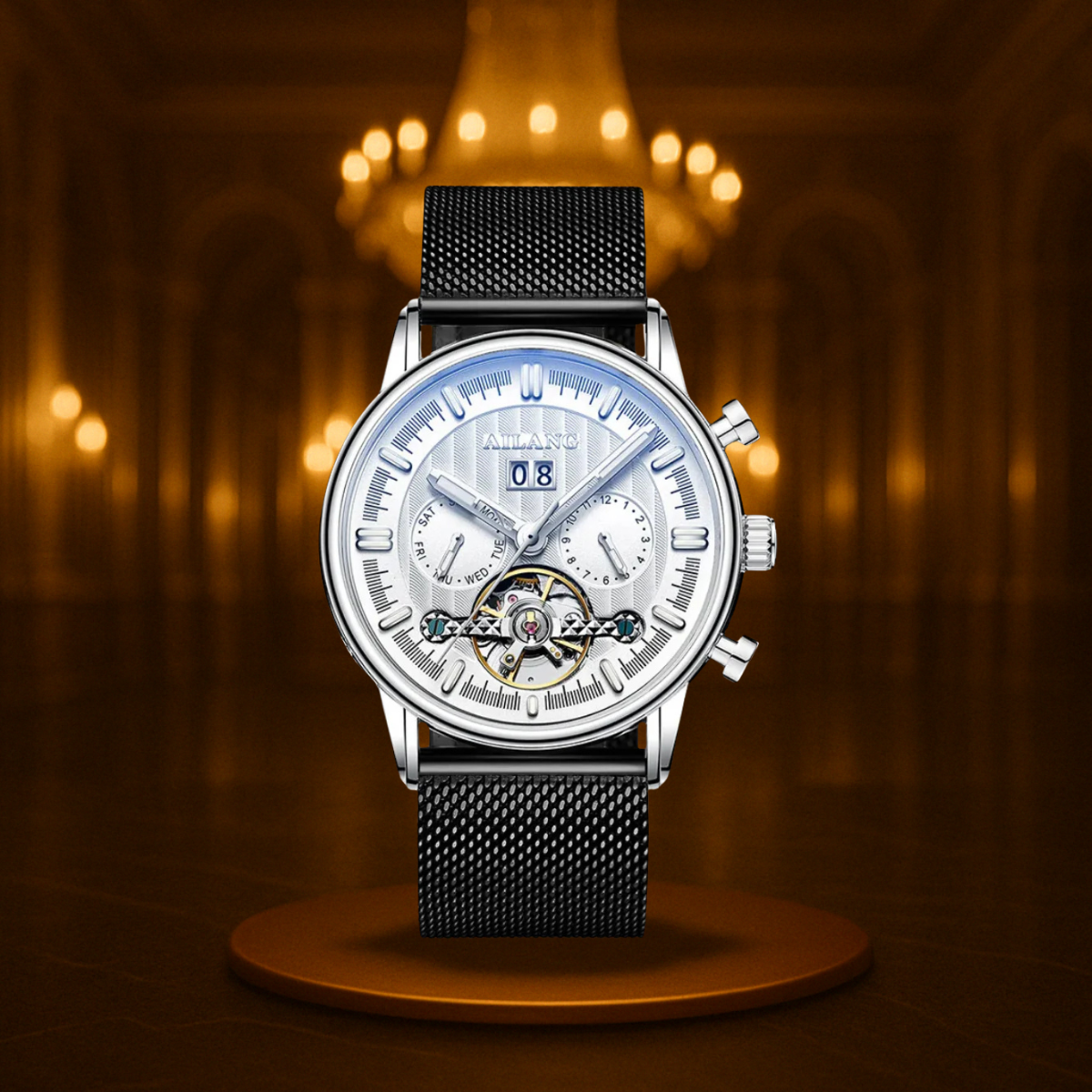 Vintage Tourbillon Watch for Men