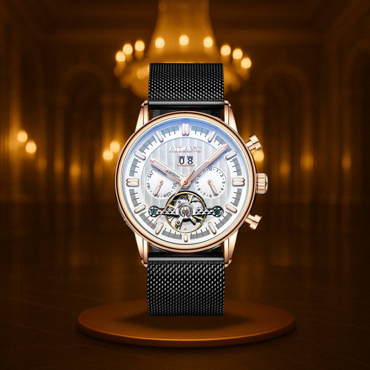 Vintage Tourbillon Watch for Men