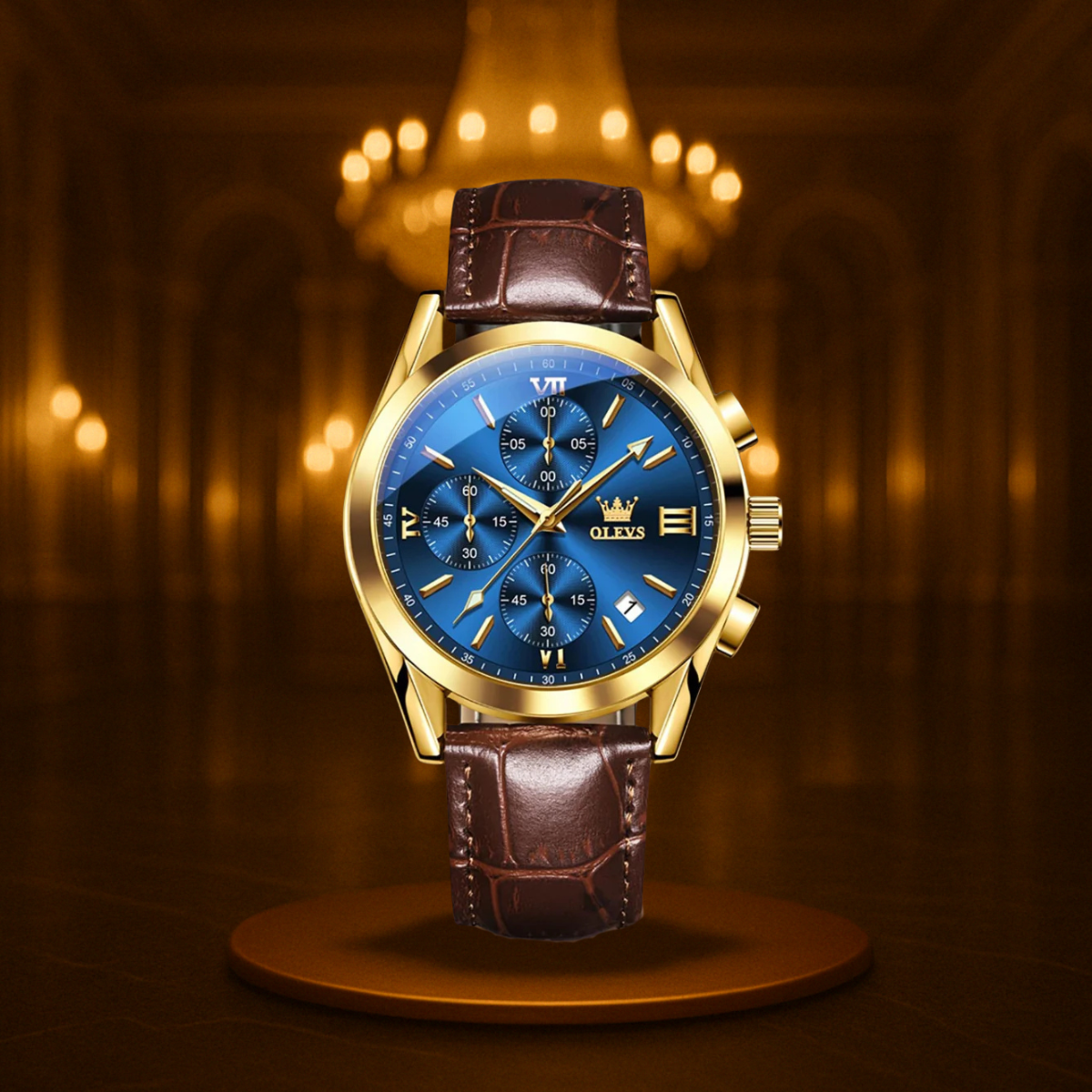 Classic Quartz Luminous Chronograph Watch