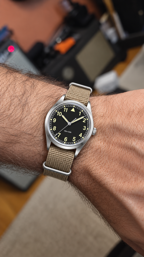 Customer photo of Benedicts Theo – Men's 36mm Field Watch