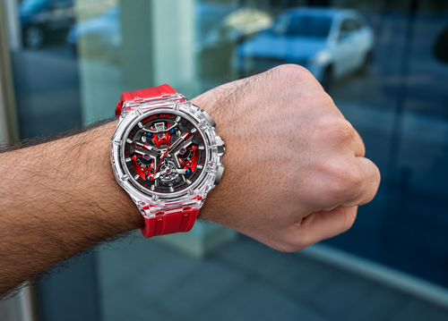 Customer photo of Benedicts Orion – Men's Skeleton Watch