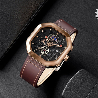 Modern Quartz Chronograph Watch