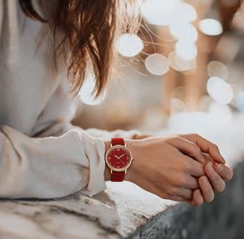 Customer photo of Benedicts Elise – Women's Leather Watch
