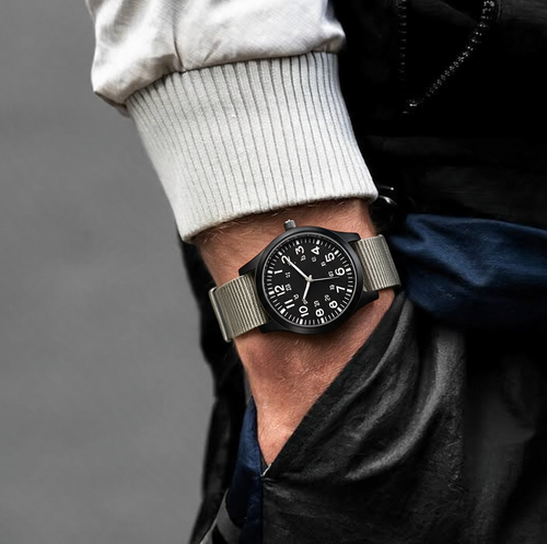 Customer photo of Benedicts Otis – Men's Field Watch, Nylon Strap
