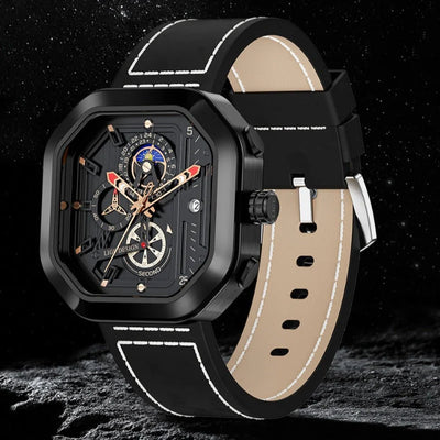 Modern Quartz Chronograph Watch