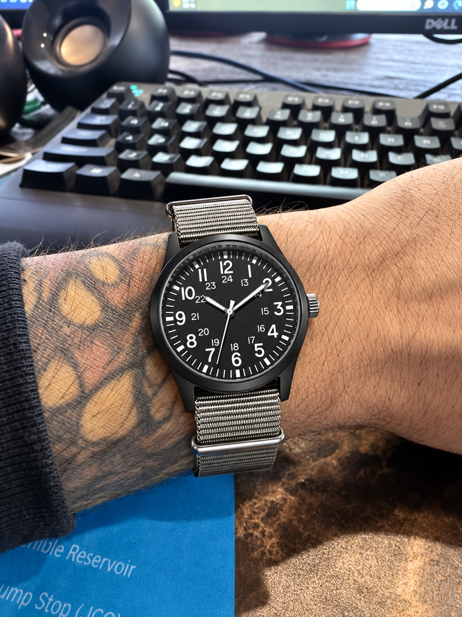 Benedicts Otis – Men's Field Watch, Nylon Strap