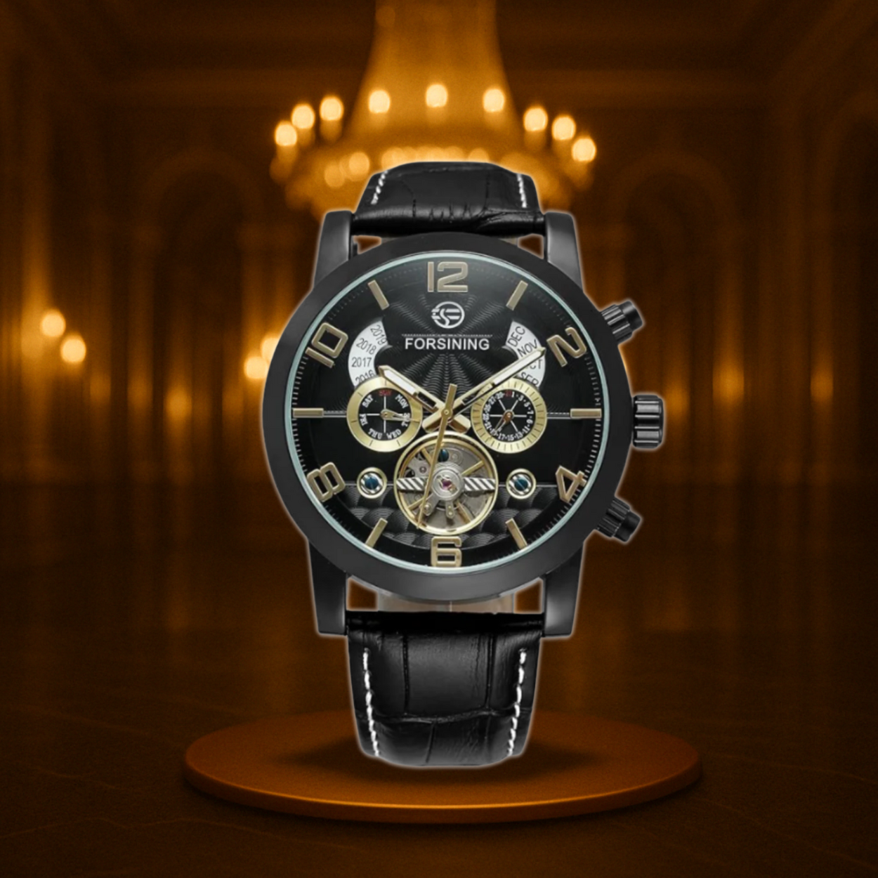 Classic Tourbillon Automatic Mechanical Watch for Men
