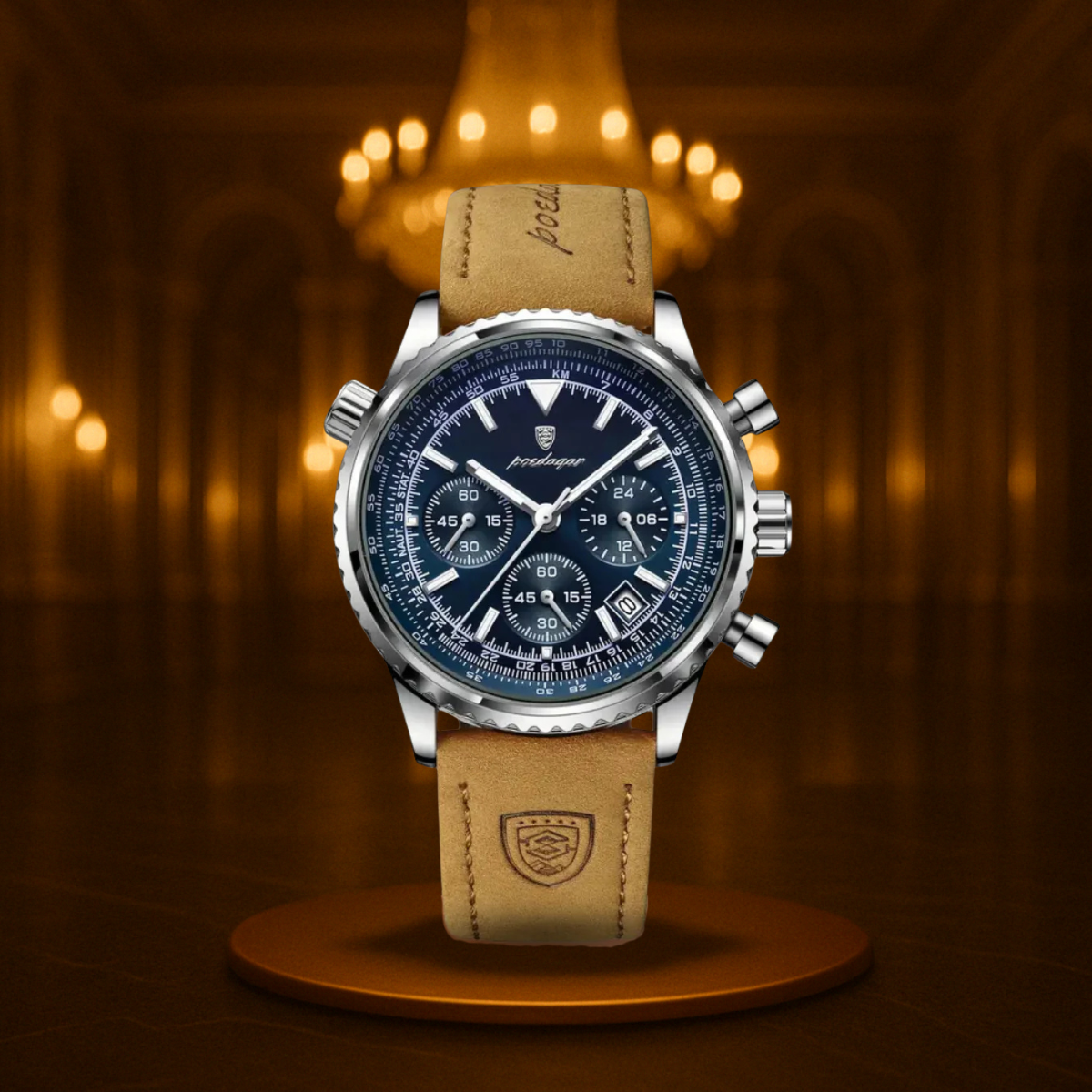 Vintage Chronograph Watch for Men