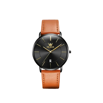Classic Leather Band Watch