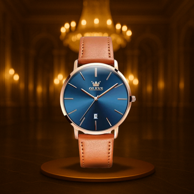 Classic Leather Band Watch