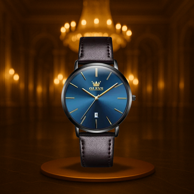 Classic Leather Band Watch