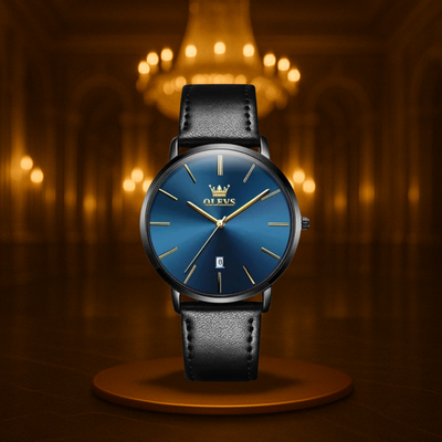 Classic Leather Band Watch
