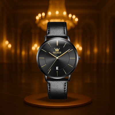 Classic Leather Band Watch