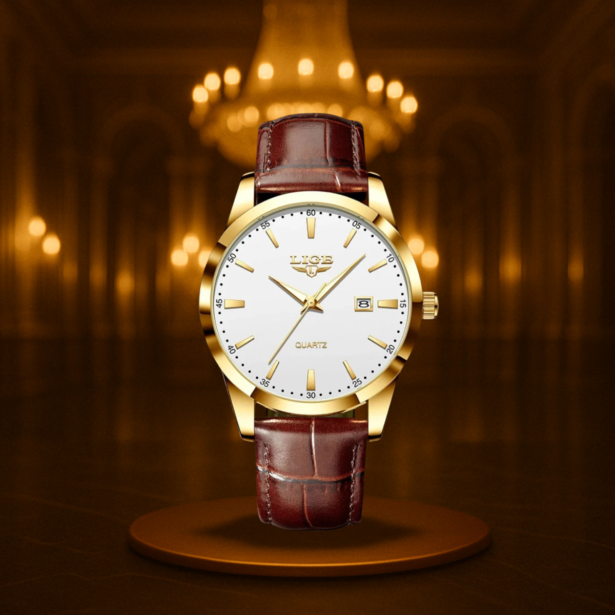 Timeless Leather Watch for Men