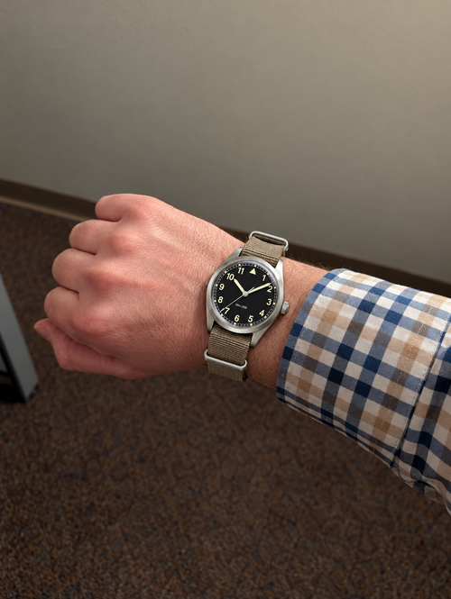 Customer photo of Benedicts Theo – Men's 36mm Field Watch