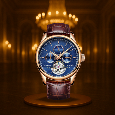 Modern Automatic Mechanical Tourbillion Men's Watch