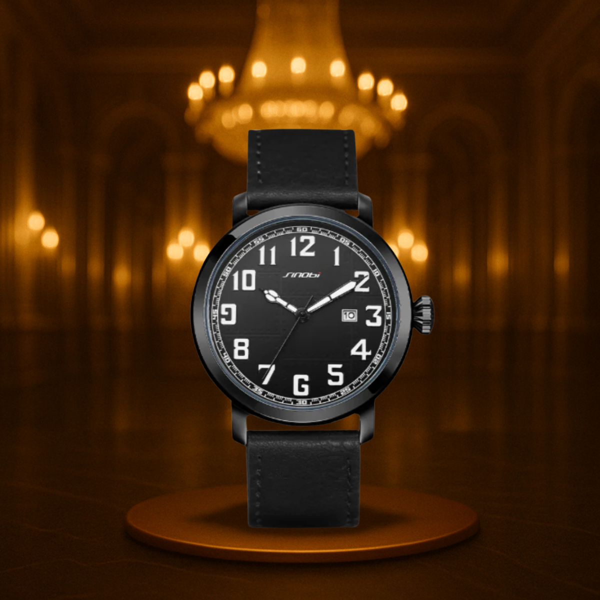 Classic Minimalistic Men's Leather Watch