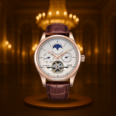 Modern Automatic Mechanical Tourbillion Men's Watch