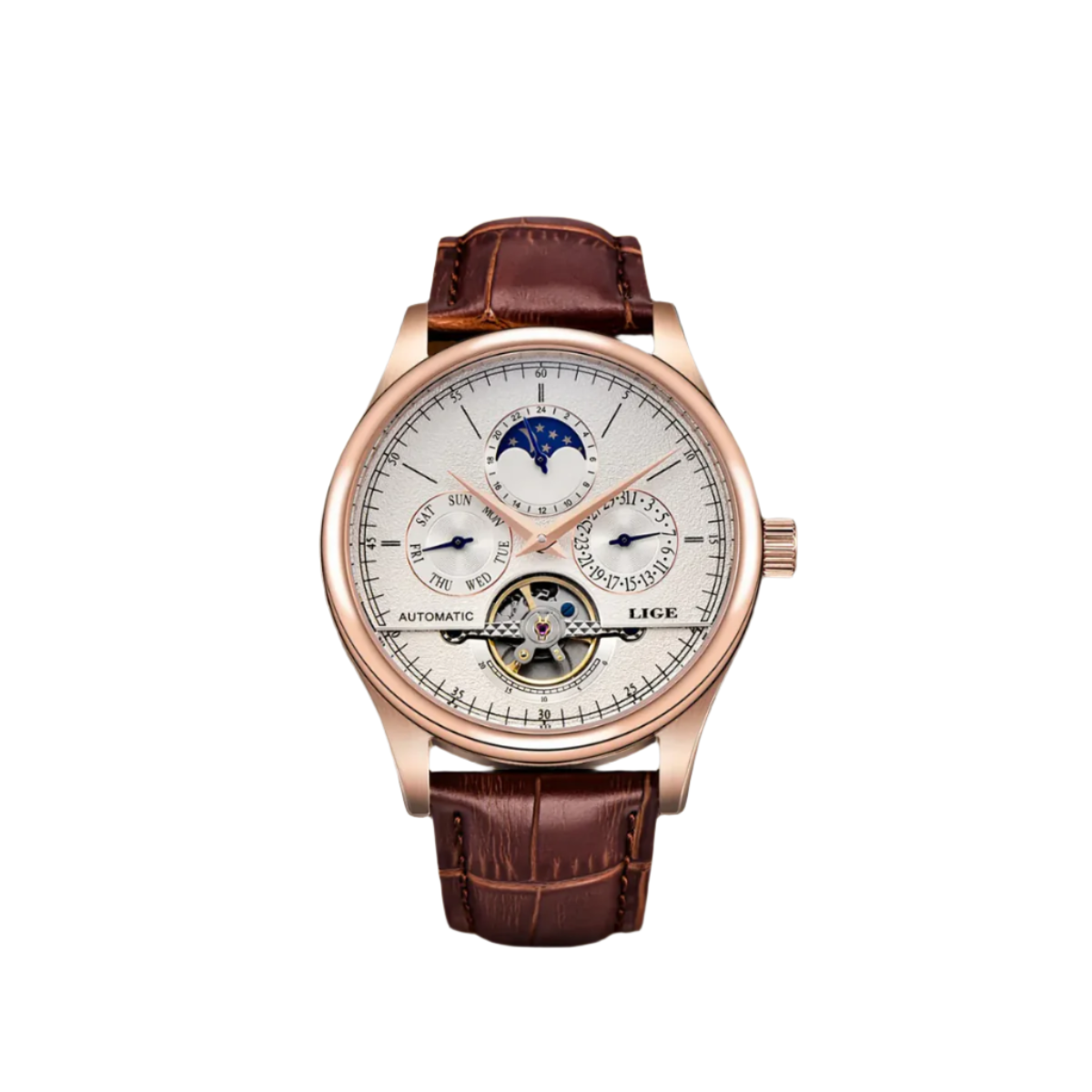 Modern Automatic Mechanical Tourbillion Men's Watch
