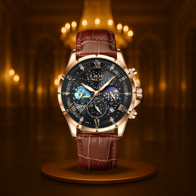 Classic Moonphase Watch for Men