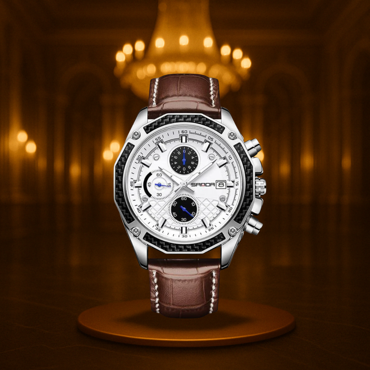 Men's Casual Chronograph Racer's Watch