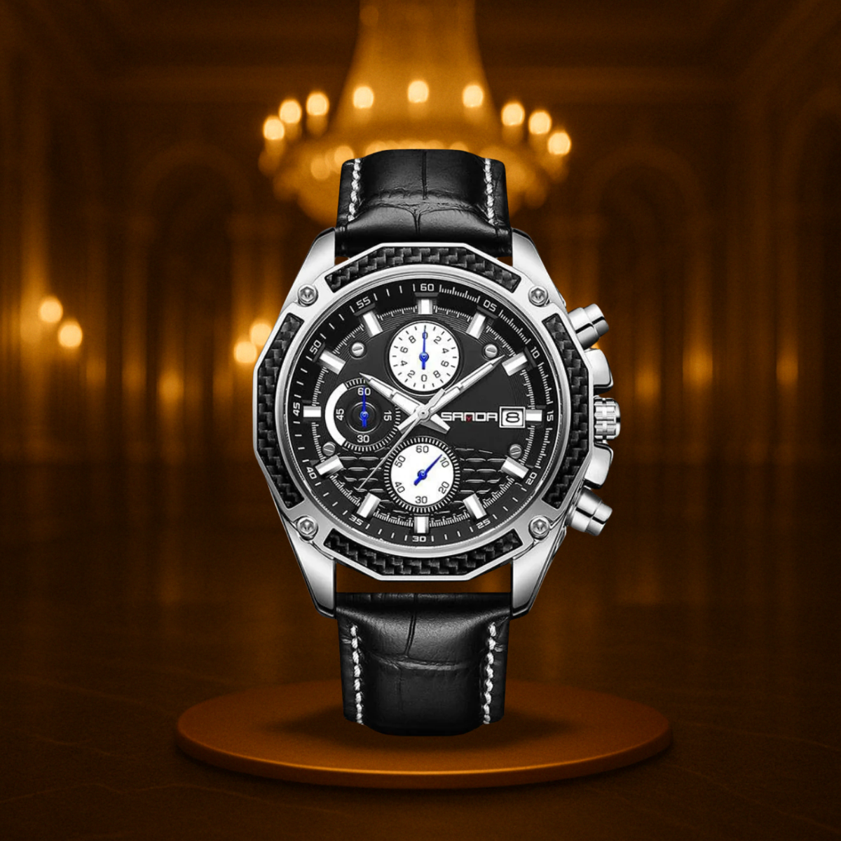 Men's Casual Chronograph Racer's Watch