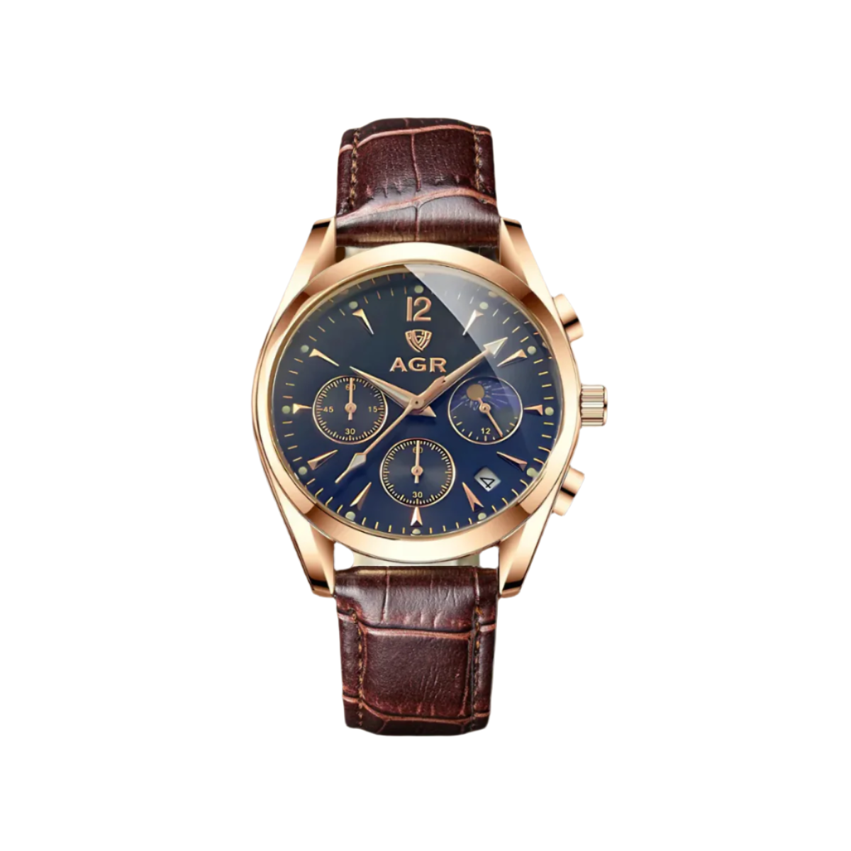 Casual Men's Leather Strap Business Watch