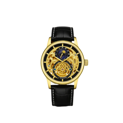 Classic Moonphase Skeleton Automatic Watch