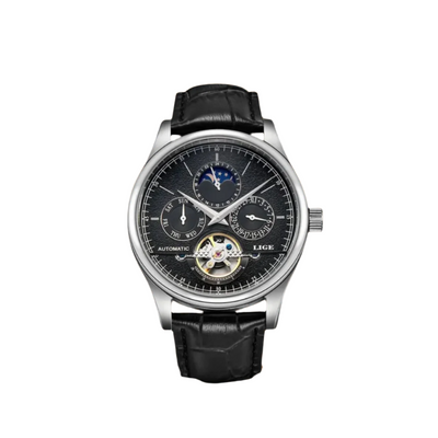 Classic Automatic Men's Leather Watch