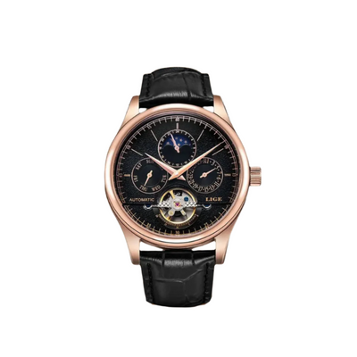 Classic Automatic Men's Leather Watch