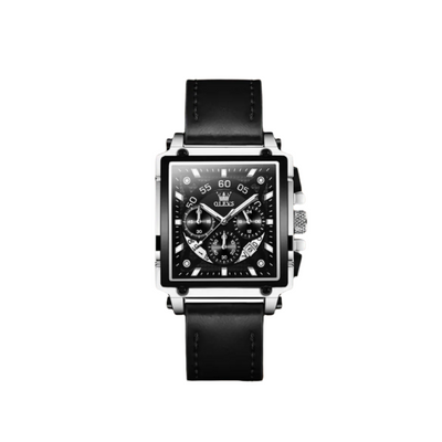 Modern Style Square Dial Chronograph Watch