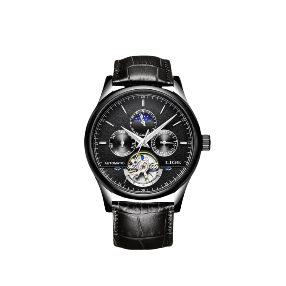 Modern Automatic Mechanical Tourbillion Men's Watch