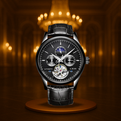 Modern Automatic Mechanical Tourbillion Men's Watch