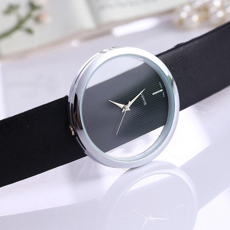 Classic Transparent Dial Quartz Watch